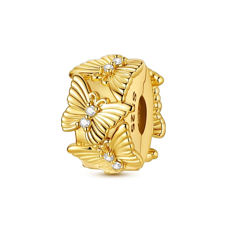 Charm Golden Butterfly ᵘⁿⁱᵛᵉʳˢᵃˡ ᶜᵒᵐᵖᵃᵗⁱᵇⁱˡⁱᵗʸ